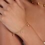 Designer Skinny Drip Multi Bracelet In Gold Vermeil, thumbnail 1 of 3