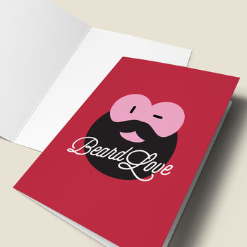 'Beard Love' Valentine's Card, 4 of 4