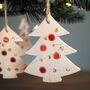 Christmas Hanging Tree Decoration Scented Ceramic, thumbnail 1 of 6