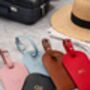 Personalised Vegan Leather Travel Tag, thumbnail 1 of 10