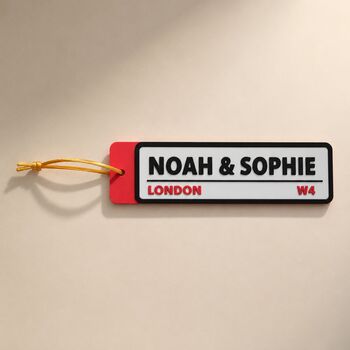 Personalised Street Sign Bookmark, 2 of 4