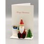 Jolly Santa Christmas Card, thumbnail 1 of 4