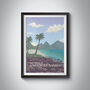 National Park Of American Samoa Travel Poster Art Print, thumbnail 1 of 8