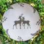 Winter Stag Stoneware Dinner Plates, thumbnail 7 of 7