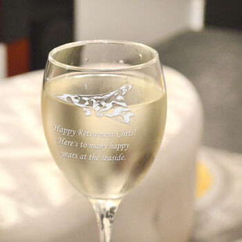 Vulcan Personalised Wine Glass, 3 of 6