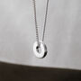 Men’s Personalised Silver Family Circle Necklace, thumbnail 4 of 6