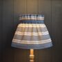 Dolly Blue Striped Scrunchie Lampshade, thumbnail 2 of 2