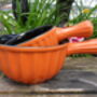 Set Of Two Reactive Glaze Brûlée Bowls In Spiced Orange, thumbnail 2 of 9