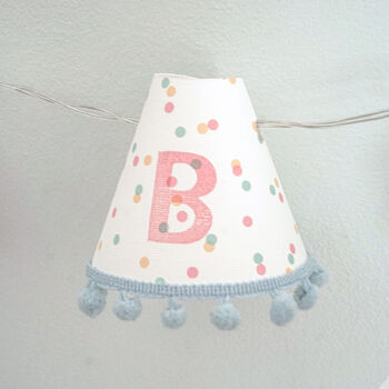 Personalised Fairy Lights In Pink, 9 of 11