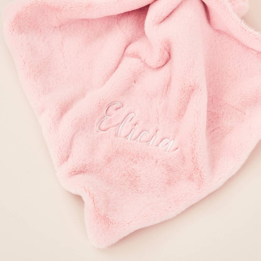 Personalised Pink Super Soft Bunny Comforter By My 1st Years