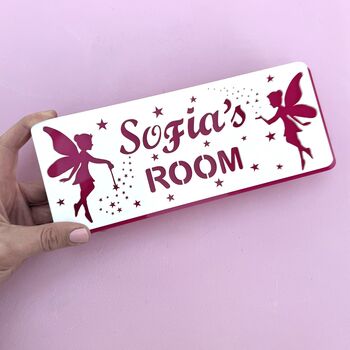 Personalised Fairies Children's Door Plaque, 3 of 12