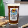 Personalised World's Best Beer Glass, thumbnail 2 of 2