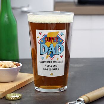 Personalised World's Best Beer Glass, 2 of 2