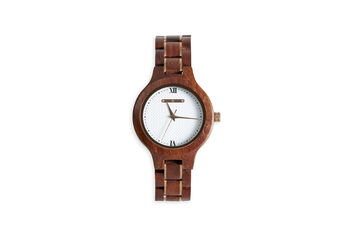 Womens Wristwatch Red Sandalwood Watch, Giftable Accessories, 3 of 5