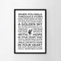 You'll Never Walk Alone Typography Art Poster Print, thumbnail 9 of 12