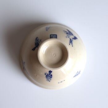 Handpainted Birds And Butterfly Teacup, 6 of 6