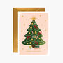 Christmas Tree Greeting Card, thumbnail 2 of 2