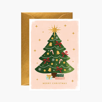 Christmas Tree Greeting Card, 2 of 2