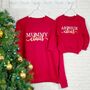 Family Claus Personalised Family Christmas Jumpers, thumbnail 2 of 3
