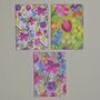 A6 Softback Notebook Set Floral Supernova, thumbnail 1 of 2