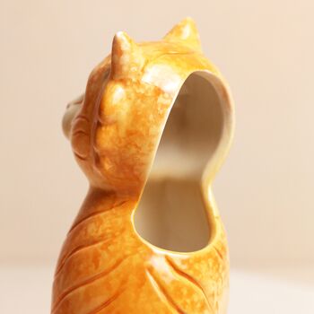 Tigger The Orange Cat Vase, 3 of 4