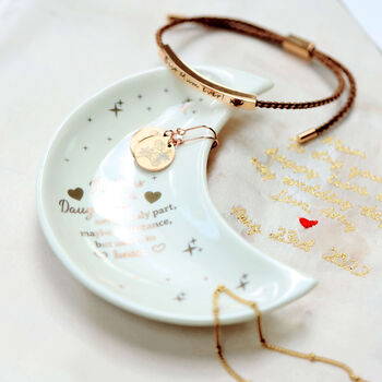 Mother And Daughter Crescent Moon Trinket Dish, 9 of 12