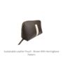Sustainable Leather Pouches Trapezium, thumbnail 4 of 6