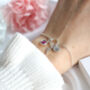 Personalised Angel Wing Charm Bracelet, thumbnail 1 of 5