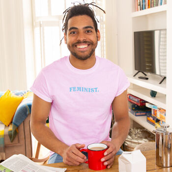 'Feminist' Mens Tshirt, 4 of 11