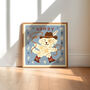 Howdy Cowboy Dog Print, Nursery Print, Kids Room, thumbnail 5 of 11