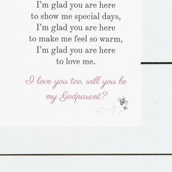 Will You Be My Godparent Christening Card, 7 of 10