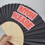 Handheld Bitch Please In Pink Folding Fan, thumbnail 1 of 3