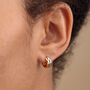 Mixed Metal Single Cartilage Hoop Earring, 7mm, thumbnail 2 of 4
