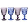 Luxury Footed Glass Wine Goblets, thumbnail 2 of 3
