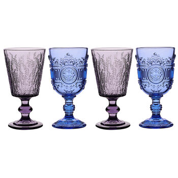 Luxury Footed Glass Wine Goblets, 2 of 3