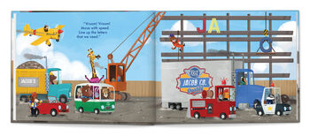 Personalised Children's Book, My Very Own Lorries', 5 of 10