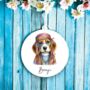 Personalised Beagle Hippie Decoration, thumbnail 1 of 2