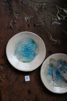 Recycled Glass Decorative Ceramic Bowl, 3 of 11