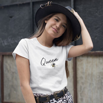 ‘Queen Bee’ Graphic T Shirt For Her, 2 of 5