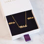Bride 'Mrs' Gift Set | Earrings And Necklace, thumbnail 1 of 8