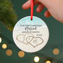 Our First Christmas Married Beach Christmas Ornament, thumbnail 1 of 2