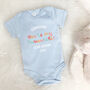 Grandma You're My Favourite Personalised Babygrow, thumbnail 3 of 7