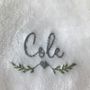 Personalised Embroidered Matching Towelling Bath Robes, thumbnail 5 of 7