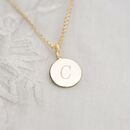 Sia Sterling Silver Personalised Initial Necklace By Bloom Boutique ...