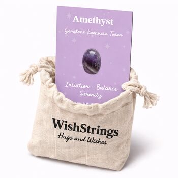 Amethyst Keepsake Token Serenity Gift, 2 of 3