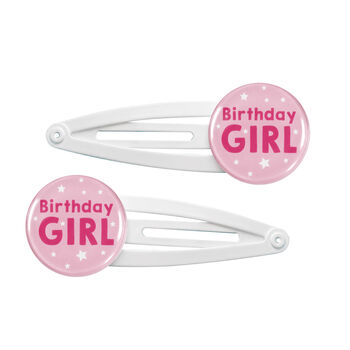 Birthday Girl Hair Clips Gift Set, 2 of 2