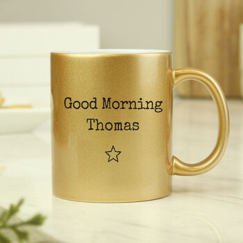 Personalised Gold Star Ceramic Mug, 3 of 11