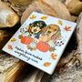 Personalised Pupkin Patch Dog Lover Ceramic Coaster, thumbnail 9 of 10