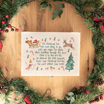 Personalised Christmas Eve Box With Poem For Children, 6 of 6