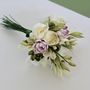 Dusky Green, Pink And Cream Bouquet, thumbnail 1 of 4